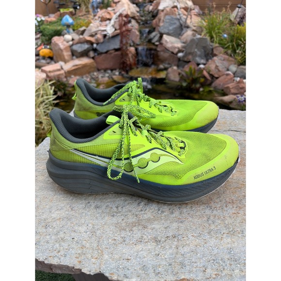 Saucony Other - Saucony Xodus Ultra 3 Mens Trail Running Shoes Vizipro Slime Green S20914-220 12